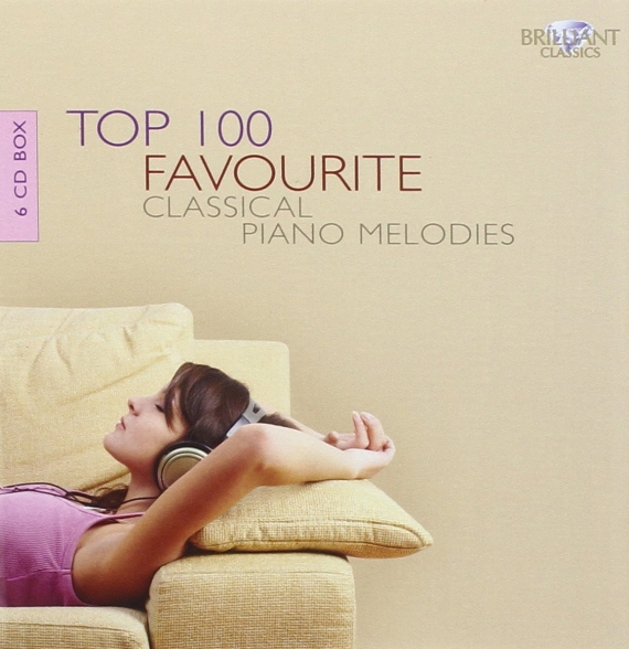 Çeşitli Sanatçılar: Top 100 Favourite Classical Piano Melodies - CD Foto #1