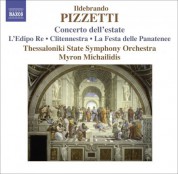 Thessaloniki State Symphony Orchestra: Pizzetti, I.: Concerto Dell'Estate / La Festa Delle Panatenee - CD