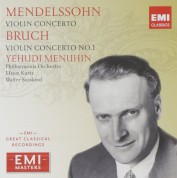 Yehudi Menuhin, Philharmonia Orchestra, Efrem Kurtz, Walter Susskind: Mendelssohn: Violin Concerto; Bruch: Violin Concerto No. 1 - CD