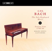 Miklós Spányi: C.P.E. Bach: Solo Keyboard Music, Vol. 24 - CD