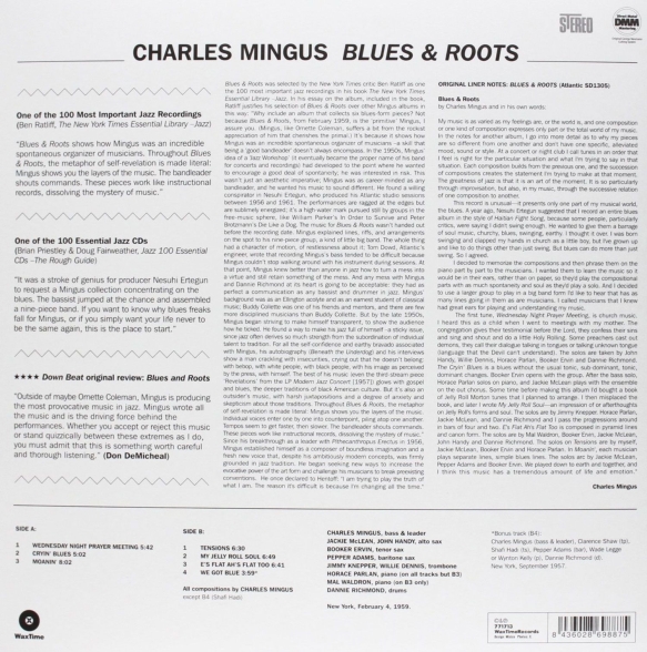 Charles Mingus: Blues And Roots - Plak Foto #2