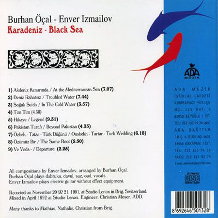Burhan Öçal: Karadeniz - CD Foto #2