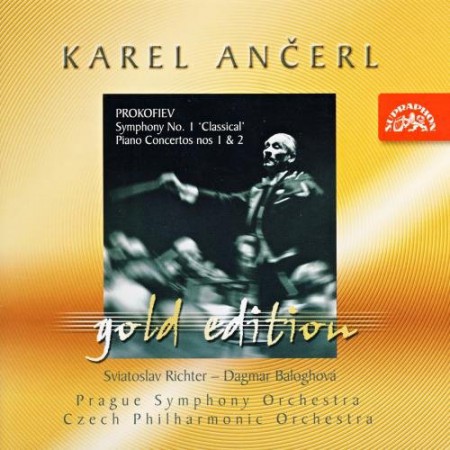 Dagmar Baloghova, Karel Ancerl, Sviatoslav Richter: Prokofiev: Symphony No. 1, Piano Concertos 1&2 - CD