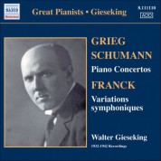 Walter Gieseking: Gieseking - Concerto Recordings, Vol. 1 - CD