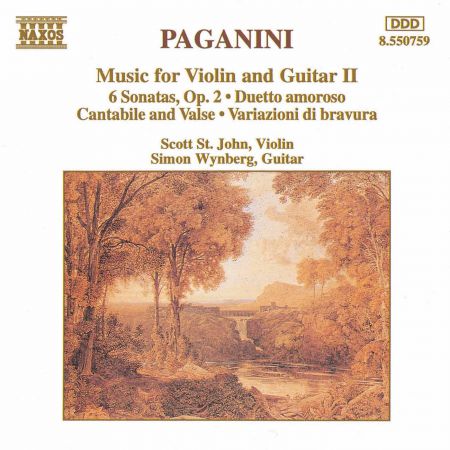 Scott St. John: Paganini: Music for Violin and Guitar, Vol. 2 - CD