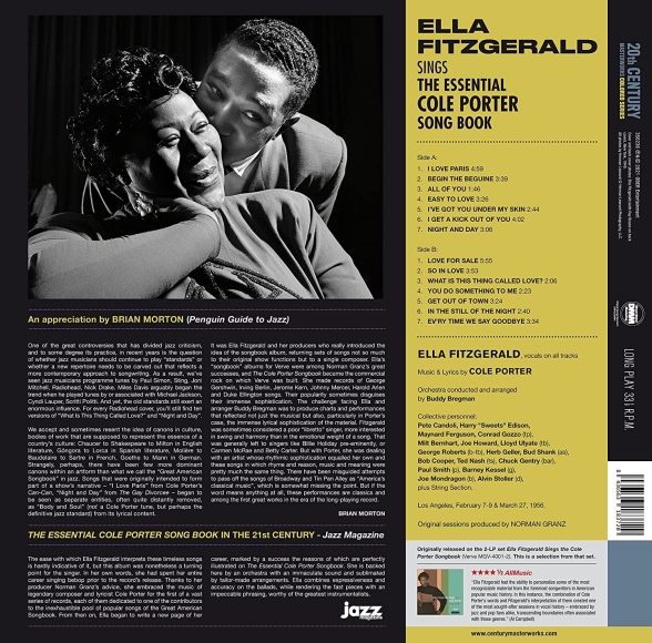 Ella Fitzgerald: Sings The Essential Cole Porter Songbook (Limited Edition - Coloured Vinyl) - Plak Foto #2