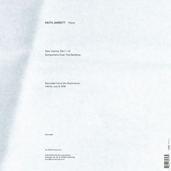 Keith Jarrett: New Vienna - Plak Foto #2