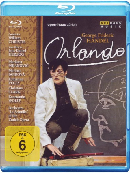 Marijana Mijanovic, Martina Janková, Katharina Peetz, Christina Clark, Konstantin Wolff, William Christie, Jens-Daniel Herzog, Orchester der Oper Zürich: Handel: Orlando - BluRay