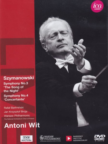 Rafael Bartminski, Jan Krzysztof Broja, Antoni Wit: Szymanowski/ Bartminski: Sym. No.3/ Sym. No.4 - DVD