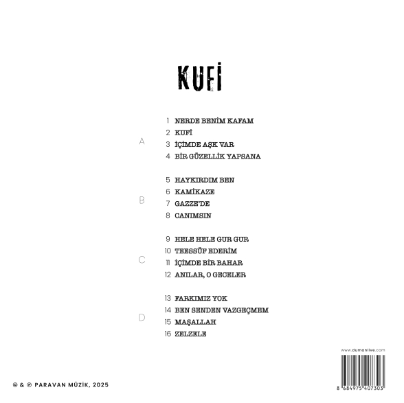 Duman: Kufi - Plak Foto #2