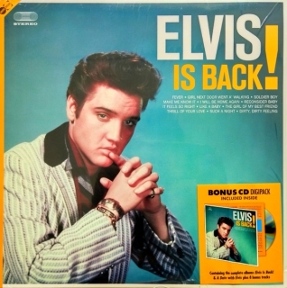 Elvis Presley: Elvis is Back! Bonus CD Included Inside - Plak
