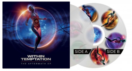 Within Temptation: The Aftermath EP (Limited Numbered Edition) (Seite A: Crystal Clear Vinyl / Seite B: Photo Print) - Single Plak