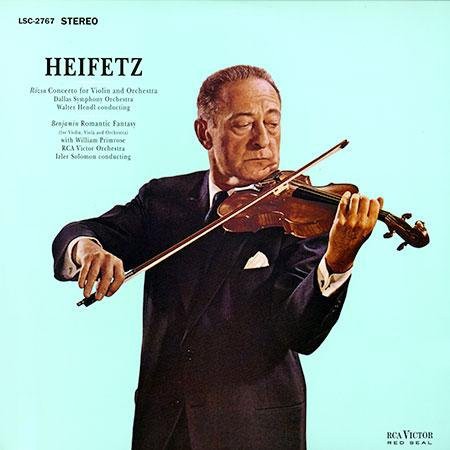 Jascha Heifetz - Rozsa: Violin Concerto / Benjamin - Romantic Fantasy