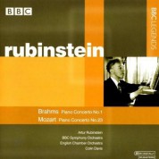 BBC Symphony Orchestra, Artur Rubinstein: Brahms, Mozart: Piano Concerto 1, Piano Concerto 23 - CD