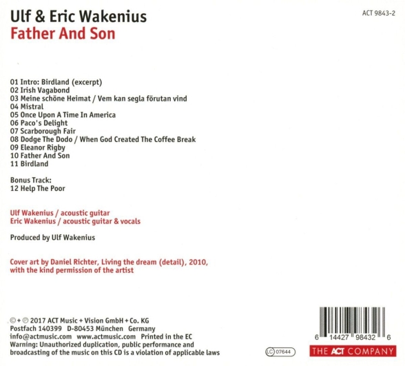 Ulf Wakenius, Eric Wakenius: Father And Son - CD Foto #2