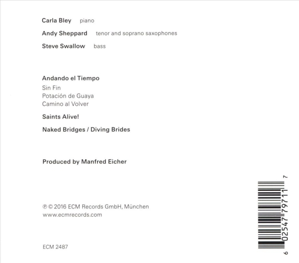 Carla Bley, Andy Sheppard, Steve Swallow: Andando el Tiempo - CD Foto #3