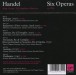 Handel: 6 Complete Operas (Admeto, Arminio, Deidamia, Radamisto, Rodrigo, Fernando, Re di Castiglia) - CD