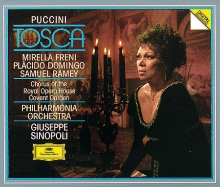 Chorus of the Royal Opera House, Covent Garden, Plácido Domingo, Mirella Freni, Giuseppe Sinopoli, Philharmonia Orchestra, Samuel Ramey, Bryn Terfel, Angelo Veccia: Puccini: Tosca - CD