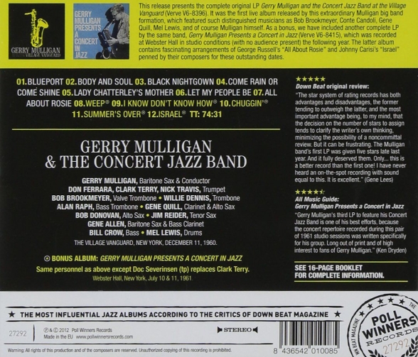 Gerry Mulligan: At The Village Vanguard - CD Foto #2