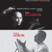 János Starker, György Sebök: Brahms: Sonatas for Cello and Piano Nos. 1 & 2 - Plak