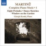 Giorgio Koukl: Martinu, B.: Complete Piano Music, Vol. 1 - CD