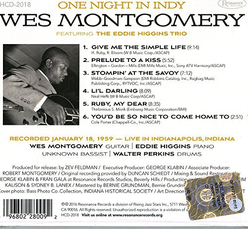 Wes Montgomery: One Night In Indy - CD Foto #2