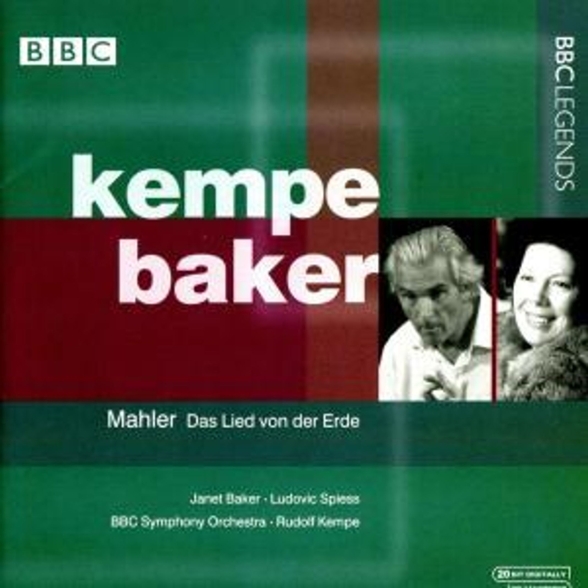 Rudolf Kempe, Janet Baker, BBC Symphony Orchestra: Mahler: Das Lied von der Erde - CD Foto #1