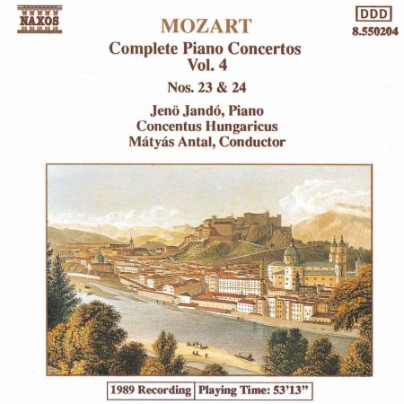 Jenö Jandó: Mozart: Piano Concertos Nos. 23 and 24 - CD
