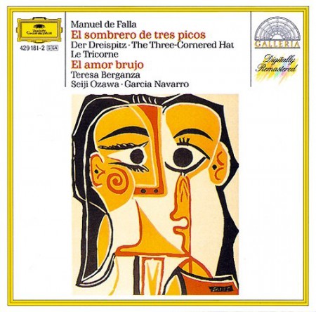 Boston Symphony Orchestra, García Navarro, London Symphony Orchestra, Seiji Ozawa, Teresa Berganza: De Falla: El Sombrero De Tres Picos, El Amor Brujo - CD