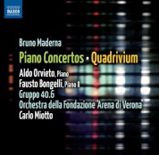 Aldo Orvieto: Maderna: Piano Concertos - Quadrivium - CD