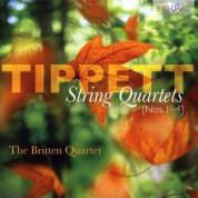 The Britten Quartet: Tippett: String Quartets Nos. 1 - 4 - CD