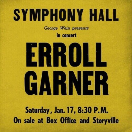 Erroll Garner: Symphony Hall Concert - Plak