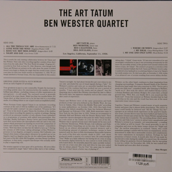 Art Tatum, Ben Webster: The Album - Plak Foto #2