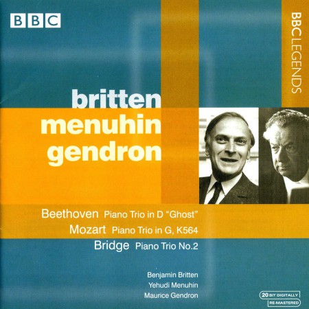 Benjamin Britten, Yehudi Menuhin, Maurice Gendron: Beethoven, Mozart, Bridge: Piano Trios - CD
