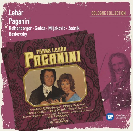 Anneliese Rothenberger, Friedrich Lenz, Nicolai Gedda, Benno Kusche, Heinz Zednik, Bayerisches Symphonie-Orchester, Willi Boskovsky: Lehar: Paganini - CD