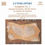 Polish National Radio Symphony Orchestra, Antoni Wit: Lutoslawski: Symphony No. 3 / Paganini Variations - CD