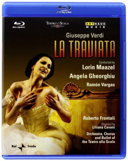 Angela Gheorghiu, Ramón Vargas, Roberto Frontali, Orchestra of The Teatro Alla Scala, Chorus of The Teatro Alla Scala, Lorin Maazel, Micha Van Hoecke, Liliana Cavani: Verdi: La Traviata - BluRay