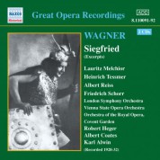 Wagner, R.: Siegfried (Ring Cycle 3) (Excerpts) (Melchior, Tessmer) (1929-1932) - CD