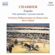 Monte-Carlo Philharmonic Orchestra, Herve Niquet: Chabrier: España - Fête polonaise - Joyeuse marche - CD