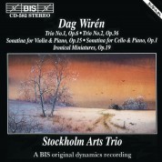 Stockholm Arts Trio, Torleif Thedéen: Dag Wirén: Chamber Music, Vol 1 - CD
