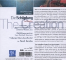 René Jacobs, Freiburger Barockorchester, RIAS Kammerchor: Haydn: Die Schöpfung - CD Foto #2