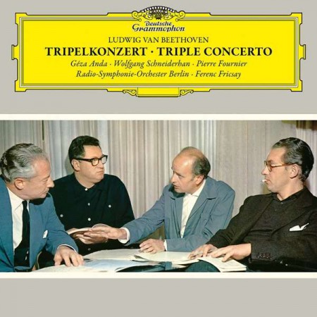 Ferenc Fricsay, Géza Anda, János Starker, Pierre Fournier, Radio Symphonie Orchester Berlin, Wolfgang Schneiderhan: Beethoven/ Brahms: Tripelkonzert/Doppelkonzert - Plak