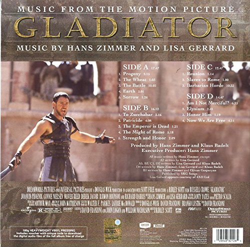 Hans Zimmer, Lisa Gerrard: Gladiator (Soundtrack) - Plak Foto #2