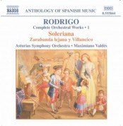 Rodrigo: Soleriana / Zarabanda Lejana Y Villancico (Complete Orchestral Works, Vol. 1) - CD
