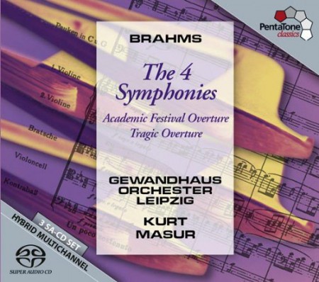 Kurt Masur, Gewandhausorchester Leipzig: Brahms: Symphony No 1-4 - SACD ...