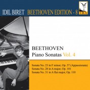 İdil Biret: Beethoven: Piano Sonatas, Vol. 4 - No: 23, 28, 31 - CD