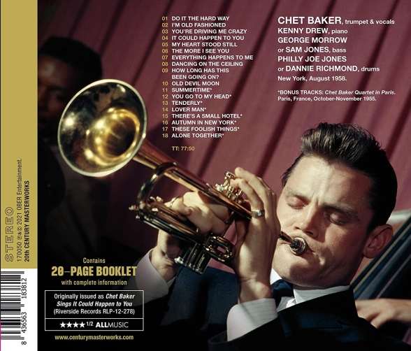 Chet Baker: Sings / It Could Happen to You - CD Foto #2