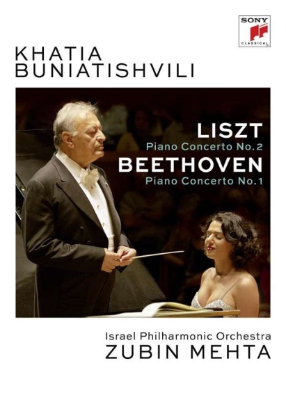 Khatia Buniatishvili, Zubin Mehta, Israel Philharmonic Orchestra: Lıszt: Piano Concerto No 2, Beethoven: Piano Concerto No: 1 - DVD Foto #1