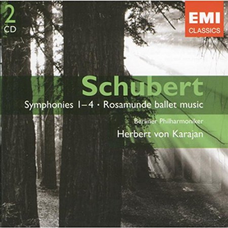 Herbert von Karajan, Berliner Philharmoniker: Schubert: Symphonies Nos. 1-4; Rosamunde ballet music - CD
