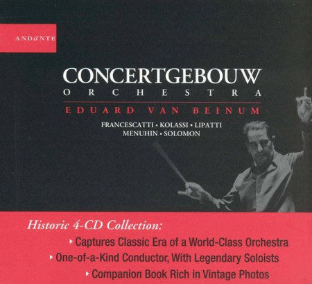 Concertgebouw Orchestra Amsterdam, Eduard van Beinum: Francescatti, Kolassi, Lipatti, Menuhin, Solomon - CD